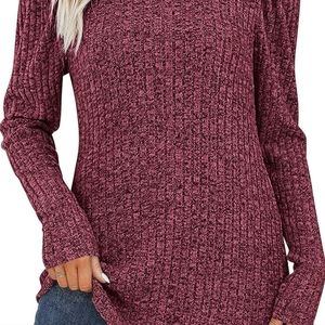 Kikula Womens Tops Long Sleeve Puff Sleeve Fall Shirt